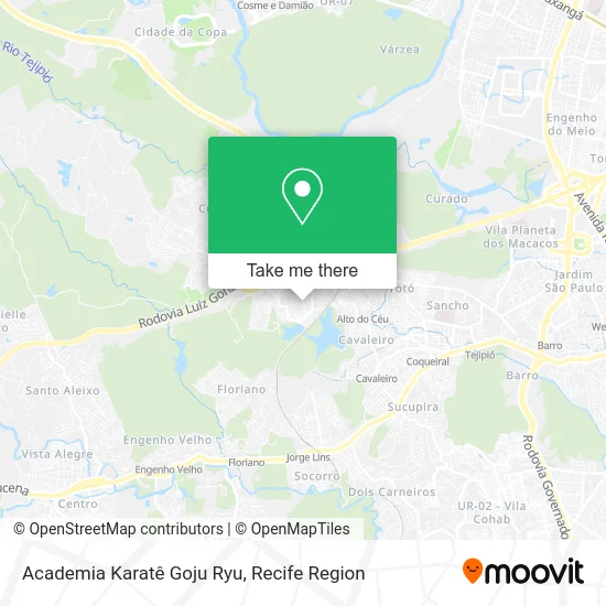 Academia Karatê Goju Ryu map