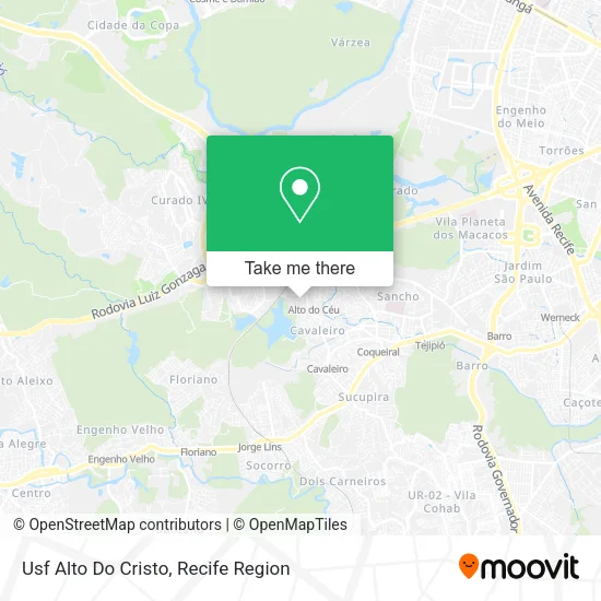 Usf Alto Do Cristo map