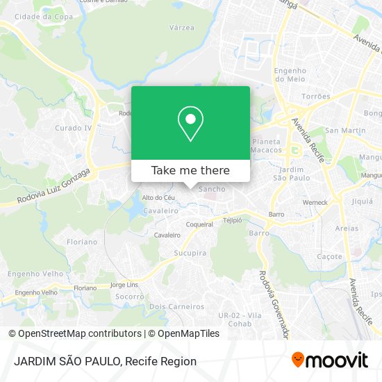 JARDIM SÃO PAULO map