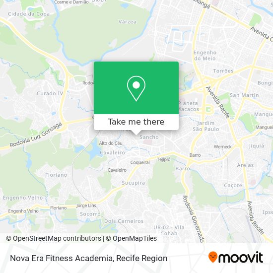 Nova Era Fitness Academia map
