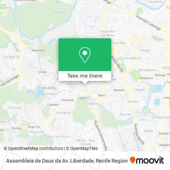 Assembleia de Deus da Av. Liberdade map