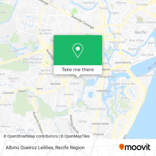 Albino Queiroz Leilões map