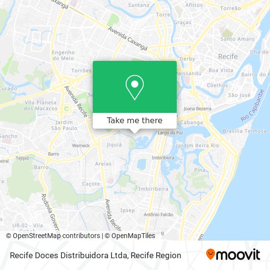 Recife Doces Distribuidora Ltda map
