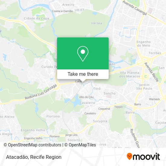 Atacadão map