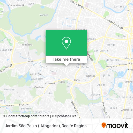Jardim São Paulo ( Afogados) map