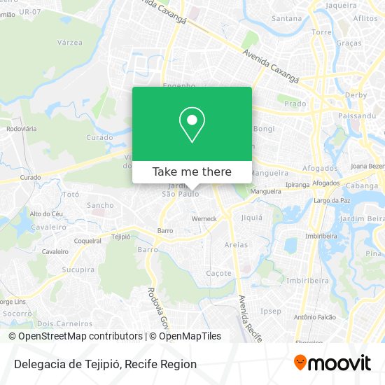 Delegacia de Tejipió map