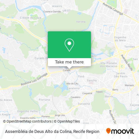 Assembléia de Deus Alto da Colina map