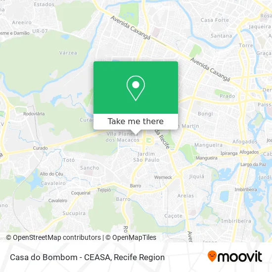 Casa do Bombom - CEASA map