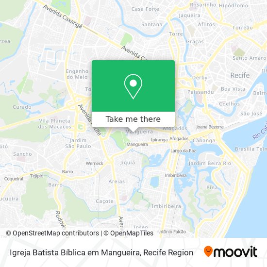 Igreja Batista Bíblica em Mangueira map