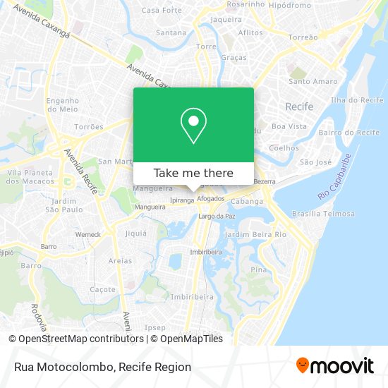 Rua Motocolombo map