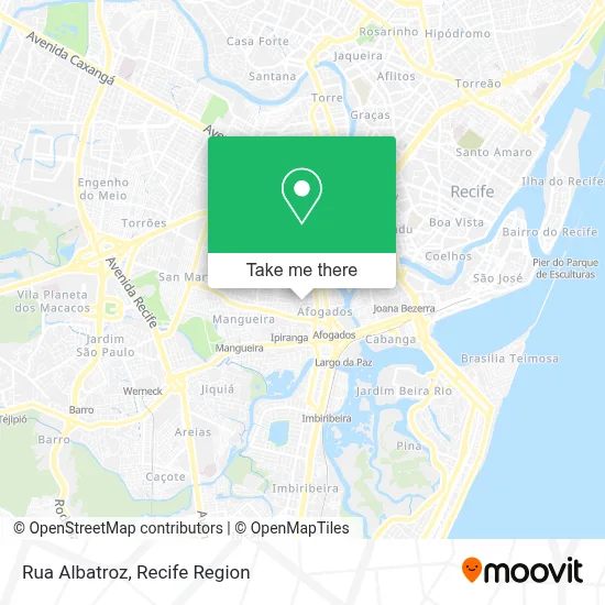 Rua Albatroz map