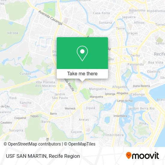 USF SAN MARTIN map