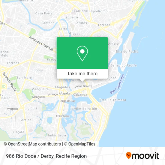 986 Rio Doce / Derby map
