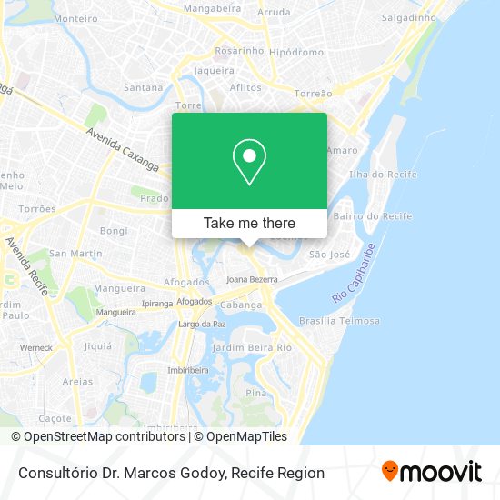 Consultório Dr. Marcos Godoy map