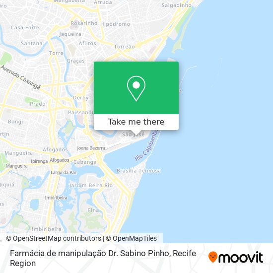 Farmácia de manipulação Dr. Sabino Pinho map