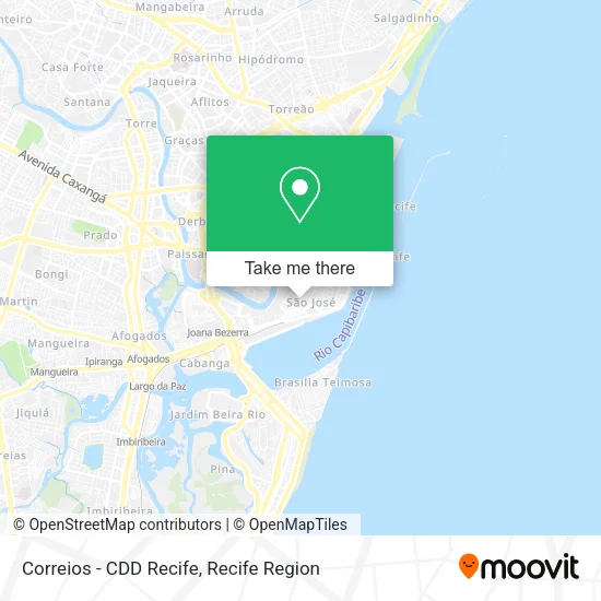 Correios - CDD Recife map