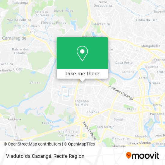 Viaduto da Caxangá map