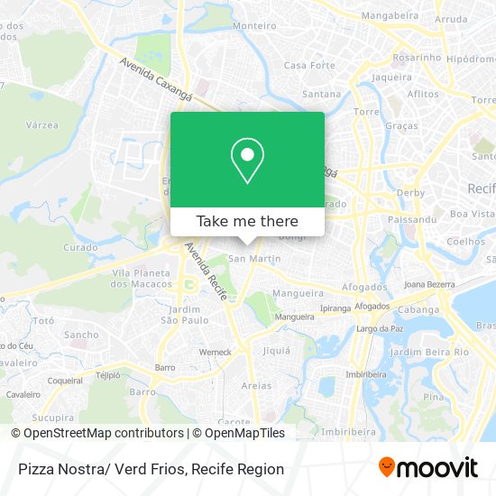 Mapa Pizza Nostra/ Verd Frios