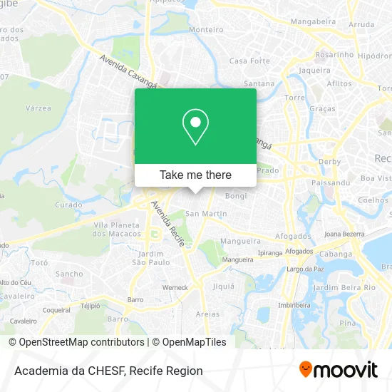 Academia da CHESF map