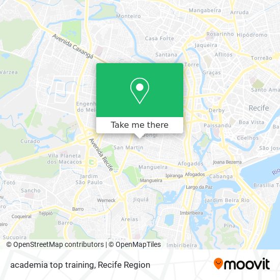 Mapa academia top training