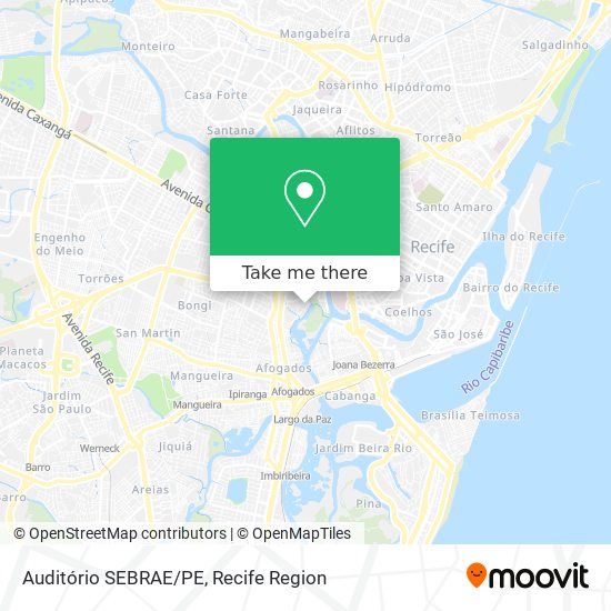 Auditório SEBRAE/PE map