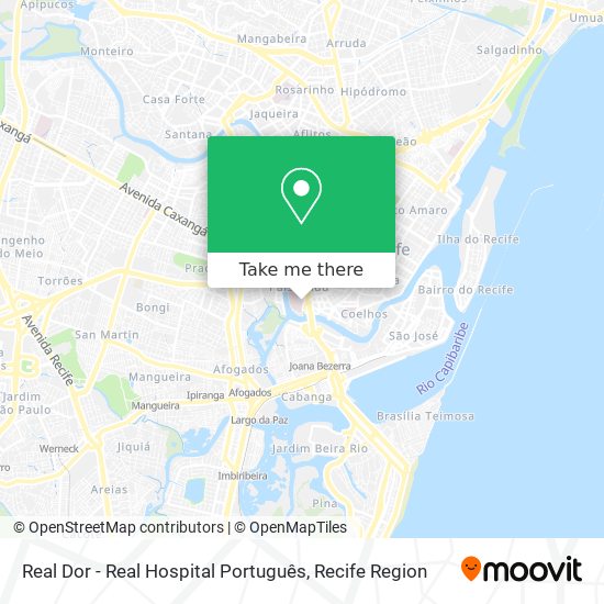 Mapa Real Dor - Real Hospital Português