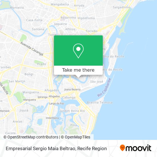 Empresarial Sergio Maia Beltrao map