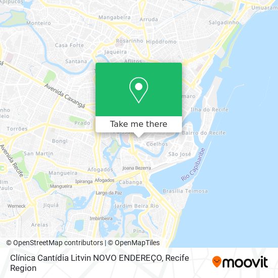Clínica Cantídia Litvin NOVO ENDEREÇO map