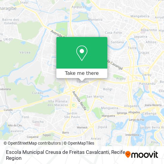 Escola Municipal Creusa de Freitas Cavalcanti map