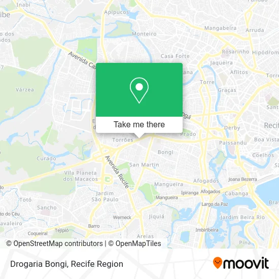 Drogaria Bongi map