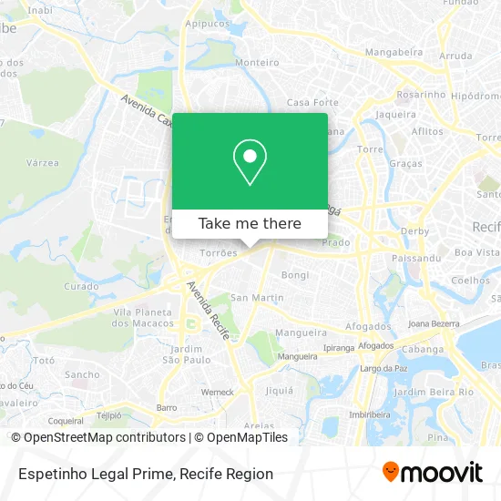 Espetinho Legal Prime map