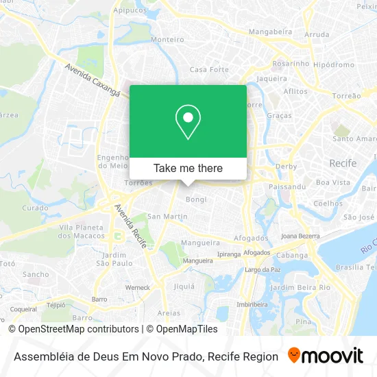 Assembléia de Deus Em Novo Prado map