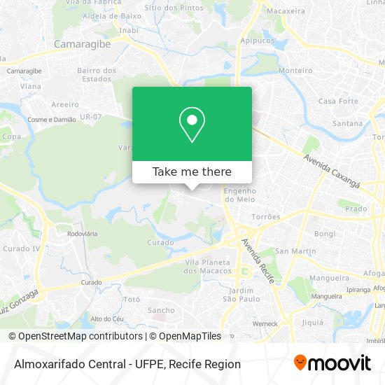 Almoxarifado Central - UFPE map