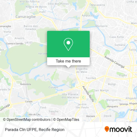 Parada CIn UFPE map
