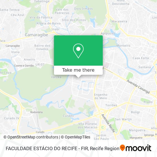 FACULDADE ESTÁCIO DO RECIFE - FIR map