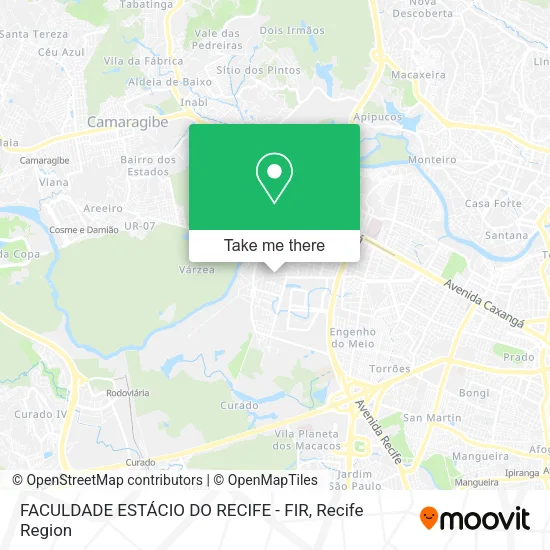 FACULDADE ESTÁCIO DO RECIFE - FIR map
