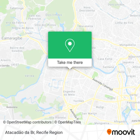 Atacadão da Br map