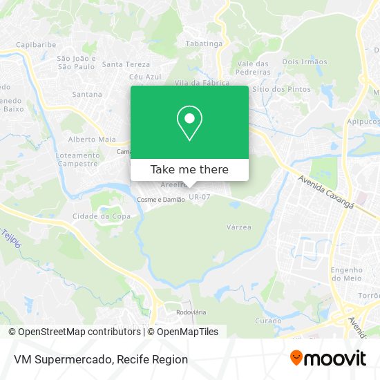 VM Supermercado map