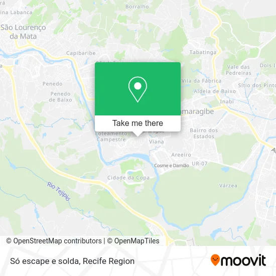Só escape e solda map