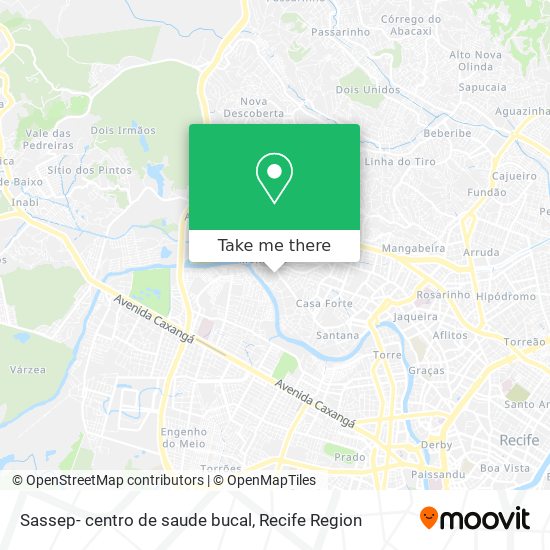 Sassep- centro de saude bucal map