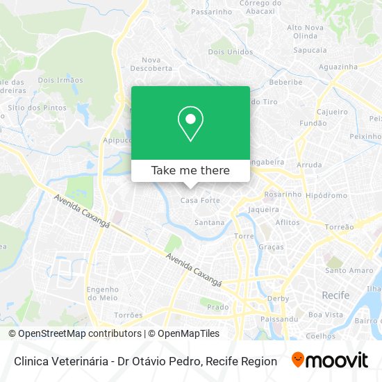 Clinica Veterinária - Dr Otávio Pedro map