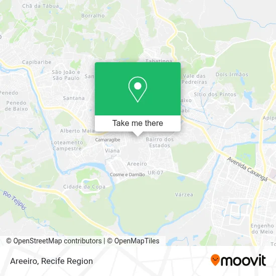 Areeiro map