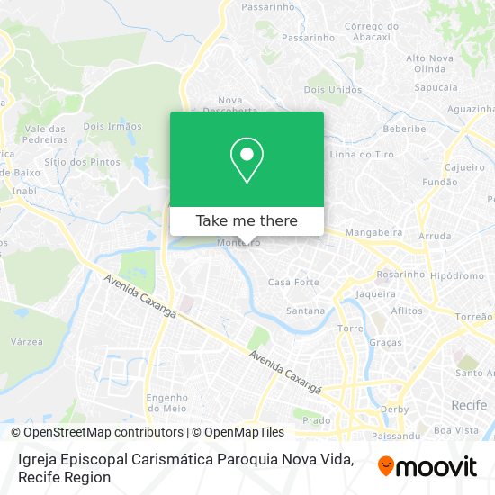 Igreja Episcopal Carismática Paroquia Nova Vida map