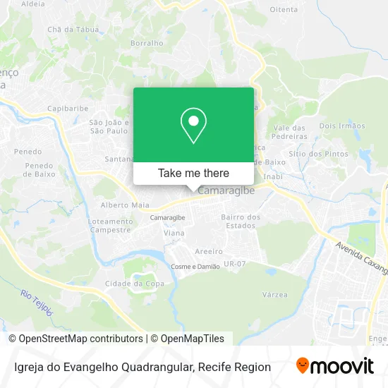 Igreja do Evangelho Quadrangular map