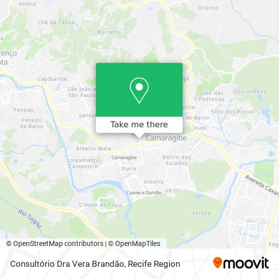 Consultório Dra Vera Brandão map