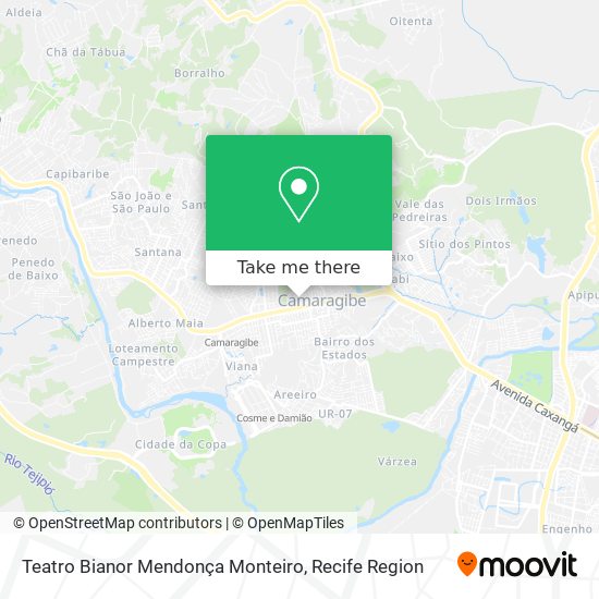 Teatro Bianor Mendonça Monteiro map