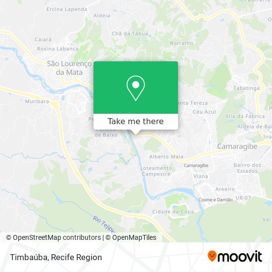 Timbaúba map