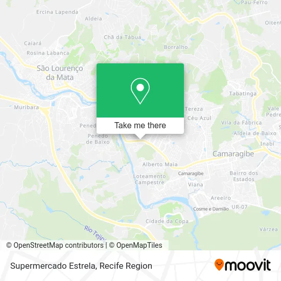 Supermercado Estrela map