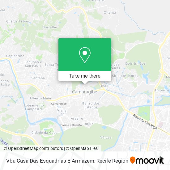 Vbu Casa Das Esquadrias E Armazem map