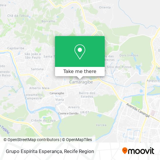 Grupo Espírita Esperança map